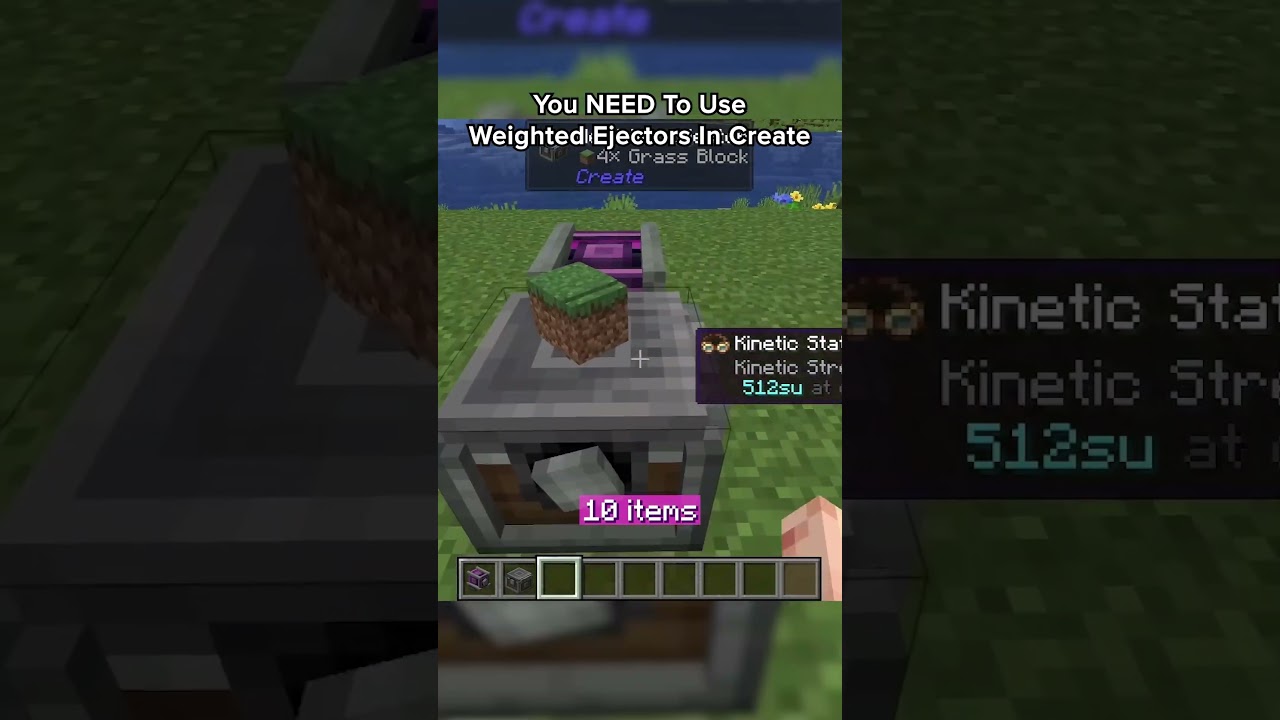 You NEED To Use Weighted Ejectors in Create #minecraft #createmod