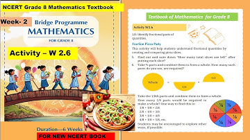 Class 8 Maths Bridge Program | W 2.6 | Activity 6 for Week 2 | 8th Class NCERT New Maths Book
