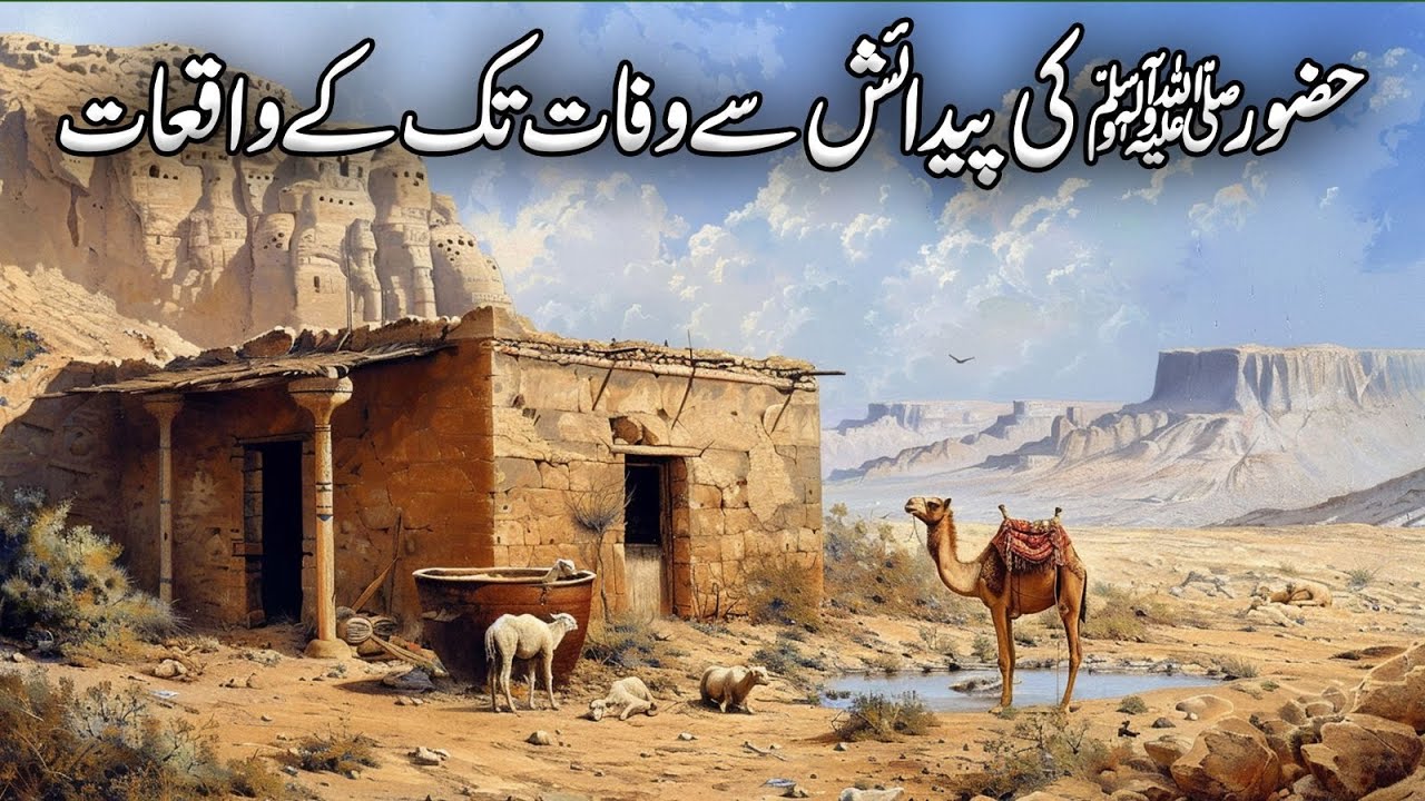 Hazoor SAW Ki Paidaish Se Wafat Tak Ke Eham Waqiat | Qasas Un Nabiyeen | Islamic Life Cycle