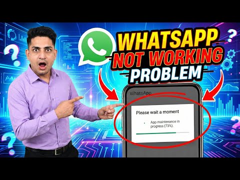 How to Fix WhatsApp Please Wait a Moment App Maintenance in Progress Error Problem Fix Today