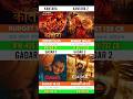 Kantara1 vs Kantara2 vs Gadar1 vs Gadar2 Movie Comparison || #gadar2movie #kantara2movie #shorts