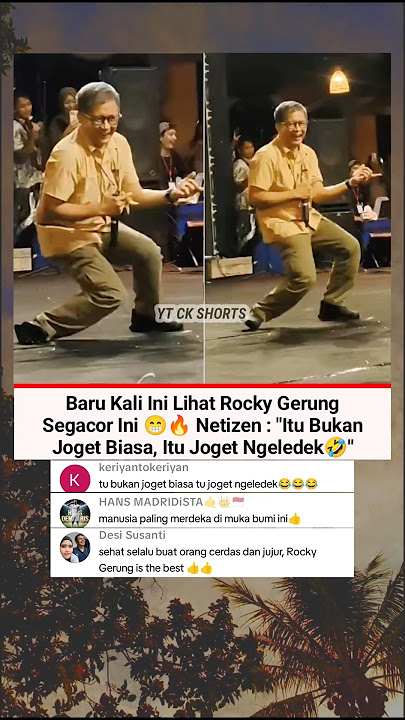 Baru Kali Ini Lihat Rocky Gerung Segacor Ini🔥 