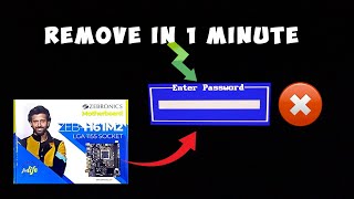 How to Remove the BIOS password for Zebronics H61 M2 motherboard