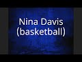 Nina davis basketball