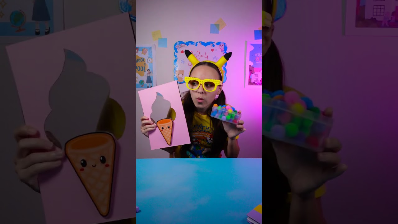 Create Your Own Rainbow Ice Cream Delight! 🍦✨ Fun DIY for Kids!