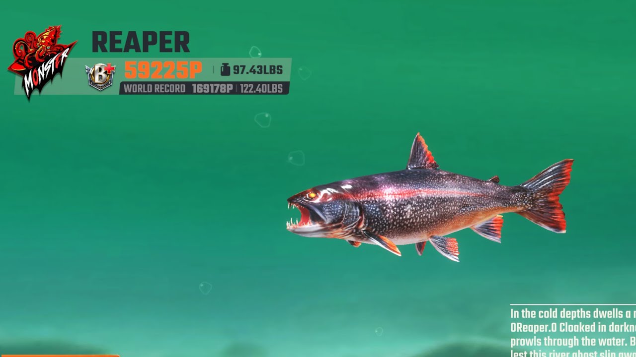 Fishing Master Game Reaper Fish - YouTube