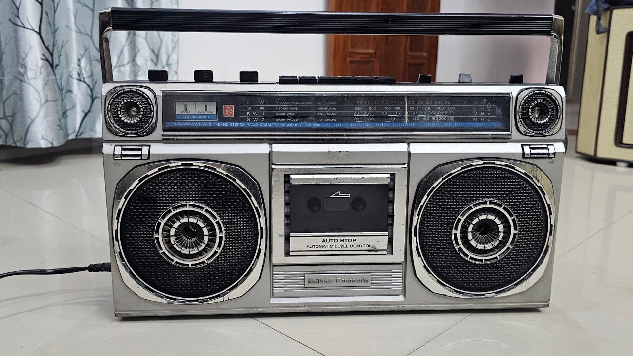 national Panasonic RX -4960 & 4band stereo radio cassette recorder