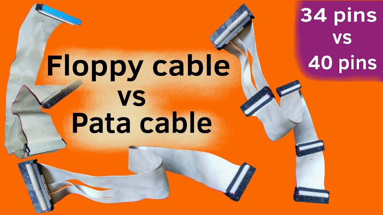 Floppy Cable Vs PATA Cable 34 Pin Cable Vs 40 Pin Cable Floppy sata-vs-pata-explained-ide-vs-sata-hindi-kshitij-kumar-youtube