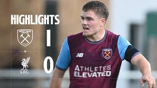West Ham U21 1-0 Liverpool U21 Premier League 2 Highlights
