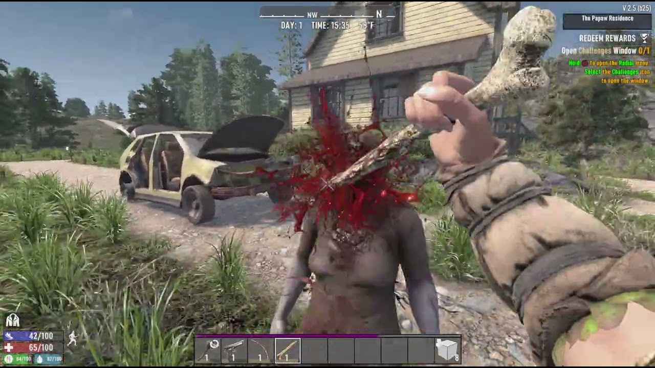 7 Days To Die - playing first 10 days