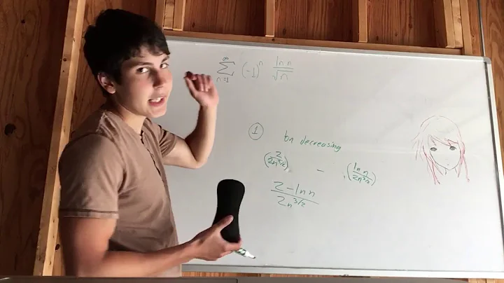 Σ(-1)ⁿ(ln(n)/√n) from 1 to ∞