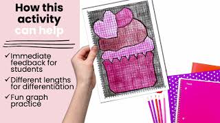 Valentines Day Activities Math Coordinate Plane Graphing Mystery Pictures
