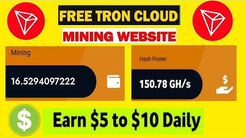 New Free Cloud Mining Website 2022 || New Free Tron (TRX) Mining Website .Zero Investment