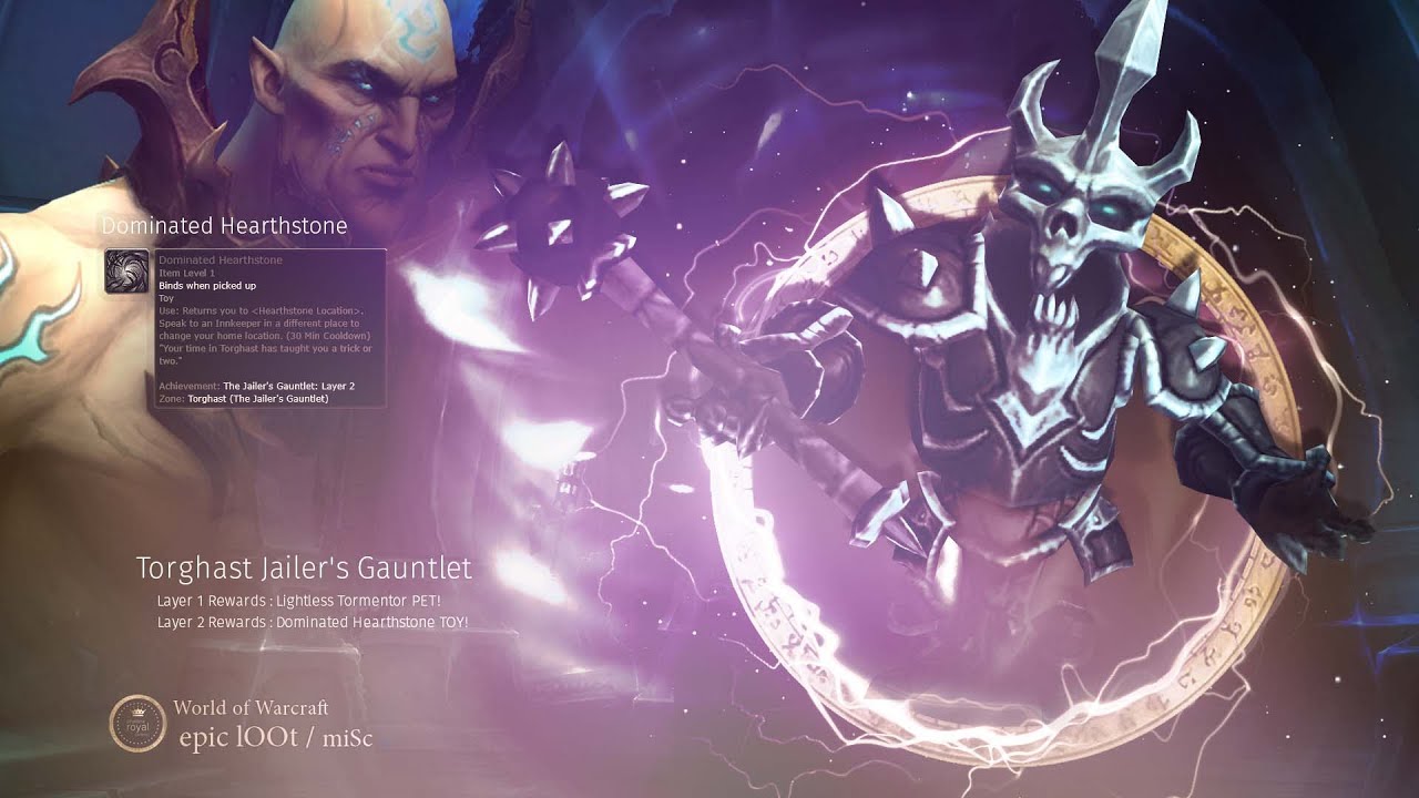 Lightless Tormentor PET And Dominated Hearthstone TOY From The Jailer 