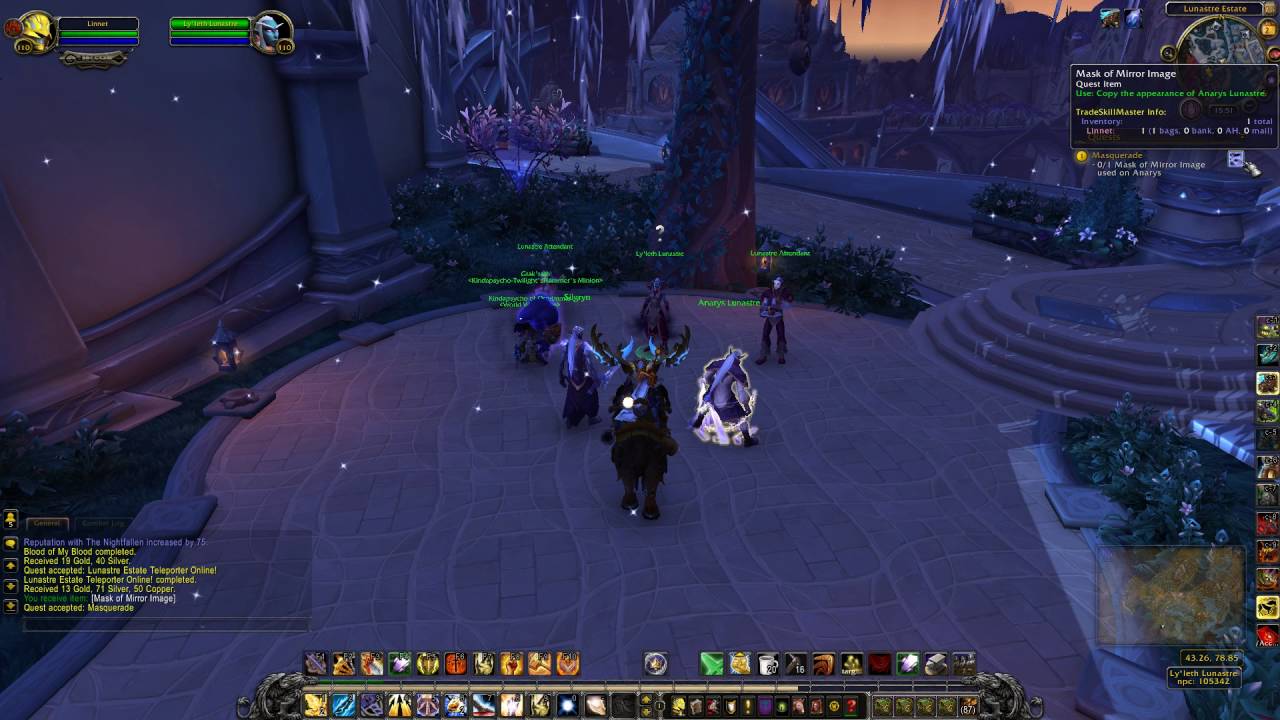 Masquerade Quest ID 42079 Playthrough Suramar YouTube