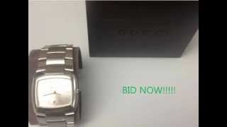 HOUSE OF GUCCI SWISS MOVEMENT LUXARY MENS WATCH 8500M SERIES/ VIEW ON EBAY SELLER: DMITCH_RESERVE