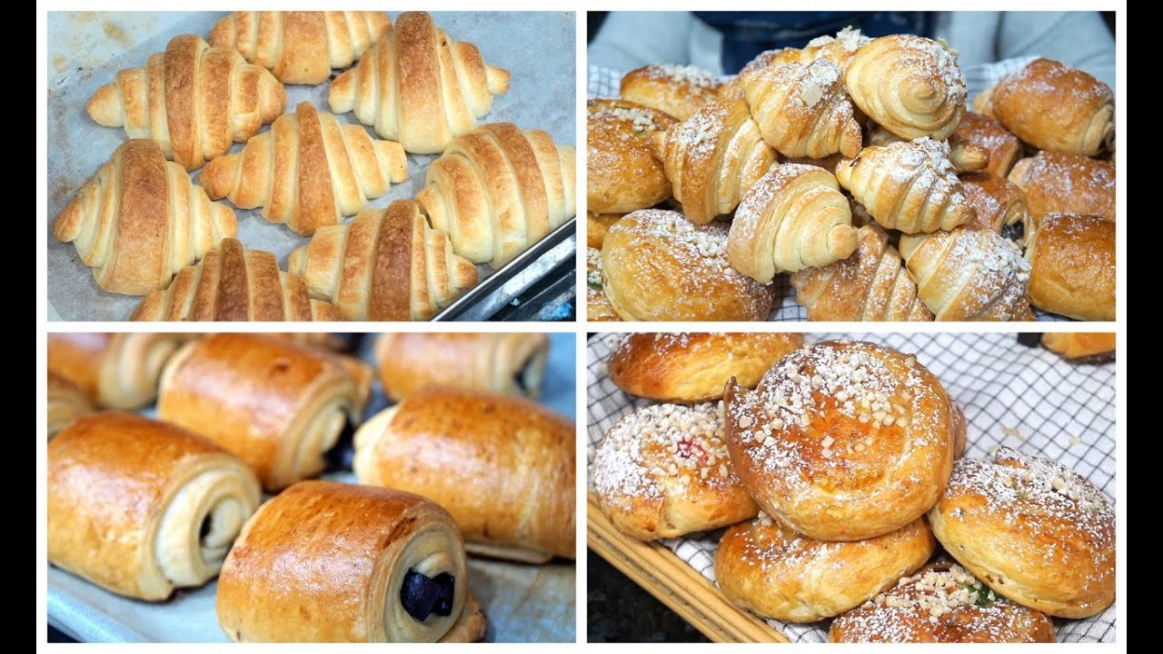 جربيها دون ترد !! كرواسان بتي بان و شنيك مورق هشيش و الطعم يا سلاااام  دوووون عجين مورق