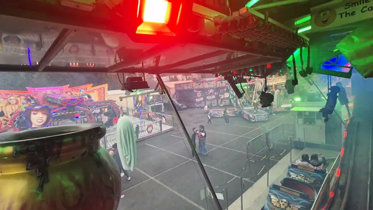 CARRICK BROUGHTON ROLLER GHOSTER (onride) at Newcastle Valentines Fair 21/2/2026