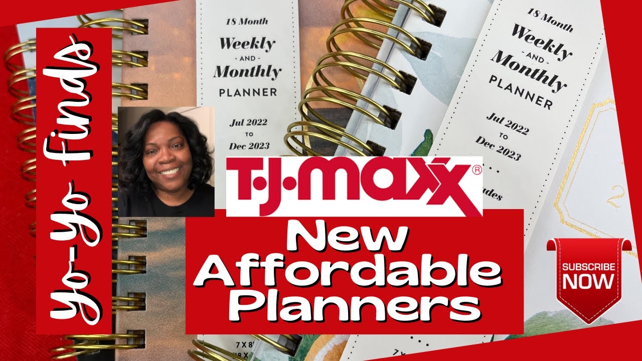 Some of the most Affordable 20222023 Planners TJ Maxx YoYo Finds