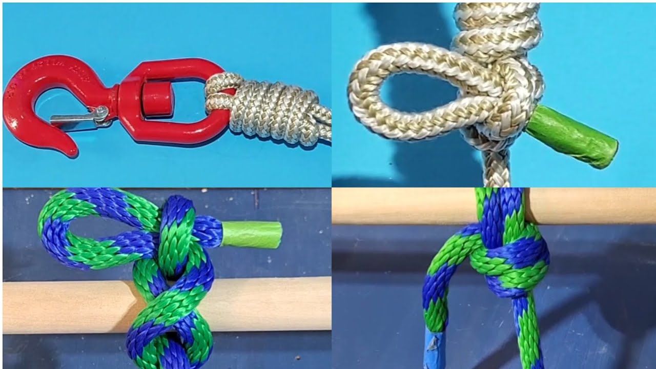4 Best Simple Most Practical Rope Knots in The World You must Know ...