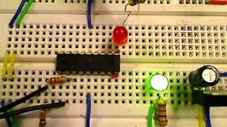 garage of evil picaxe blinking an led