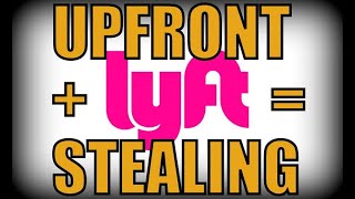 LYFT IS STEALING FROM DRIVERS WITH UPFRONT COST!  CUSTOMER CHARGED $242, DRIVER GETS $44!!!