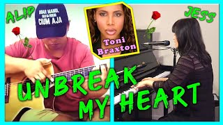 Unbreak My Heart – Toni Braxton – Alip Ba Ta \u0026 Jess Mancuso Collab – Guitar, Violin, Voice \u0026 Piano