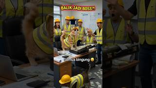 OYEN BALAS DENDAM!! JADI BOS LAGI🤬🔥 #oyen #kucinglucu #short