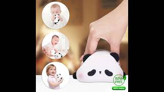 Cute Panda Night Light Review | Soft Silicone LED Lamp at ₹385 #nightlamps #homedecor #amazonfinds