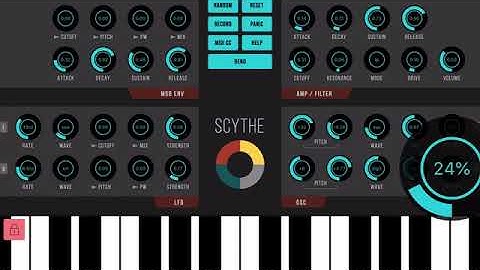 SCYTHE SYNTH (App Demo, No Talking)