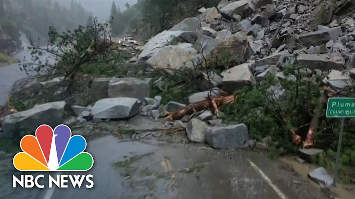 Cleanup Underway After 'Bomb Cyclone' Slammed West Coast With Heavy Rain, Wind, Mudslides