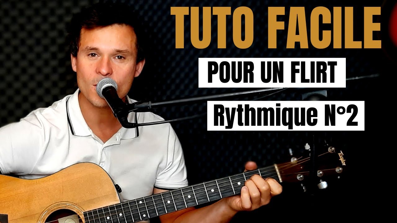 TUTO GUITARE FACILE Michel Delpech Pour un flirt avec toi POUR