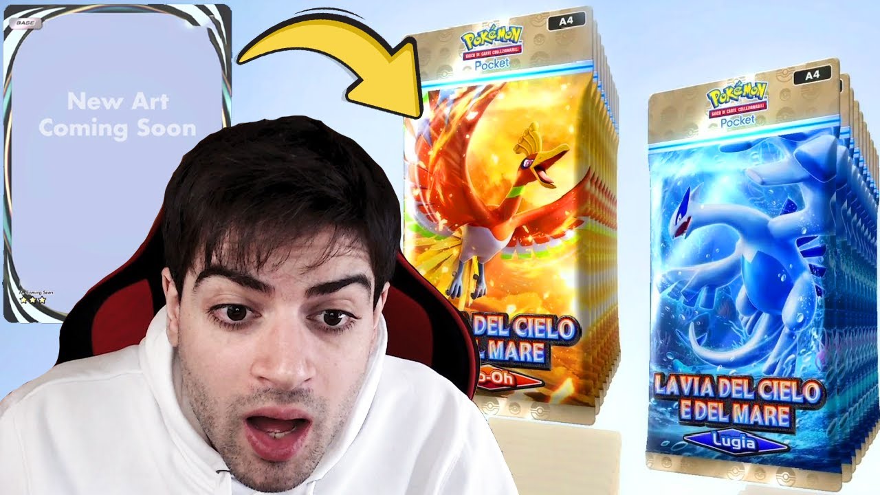 TORNO SU POKEMON POCKET E APRO LE BUSTINE DI HO-OH & LUGIA E TROVO UNA ...