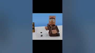 Minecraft Steve attacks villager and snowman part 2/3 #minecraft #animation #minecraftanimation
