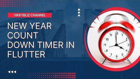 New Year Count Down Timer - Flutter