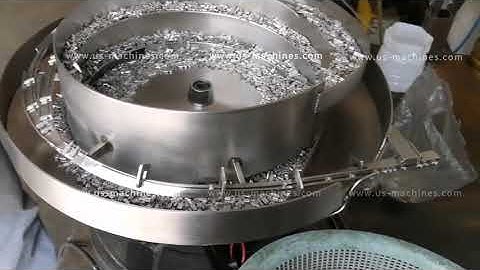 Automatic computer metal terminal part vibrating sorting bowl sorter bowl