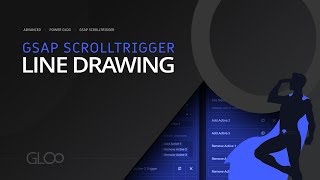 GSAP Line Drawing - Draw SVG strokes as you scroll Elementor pages