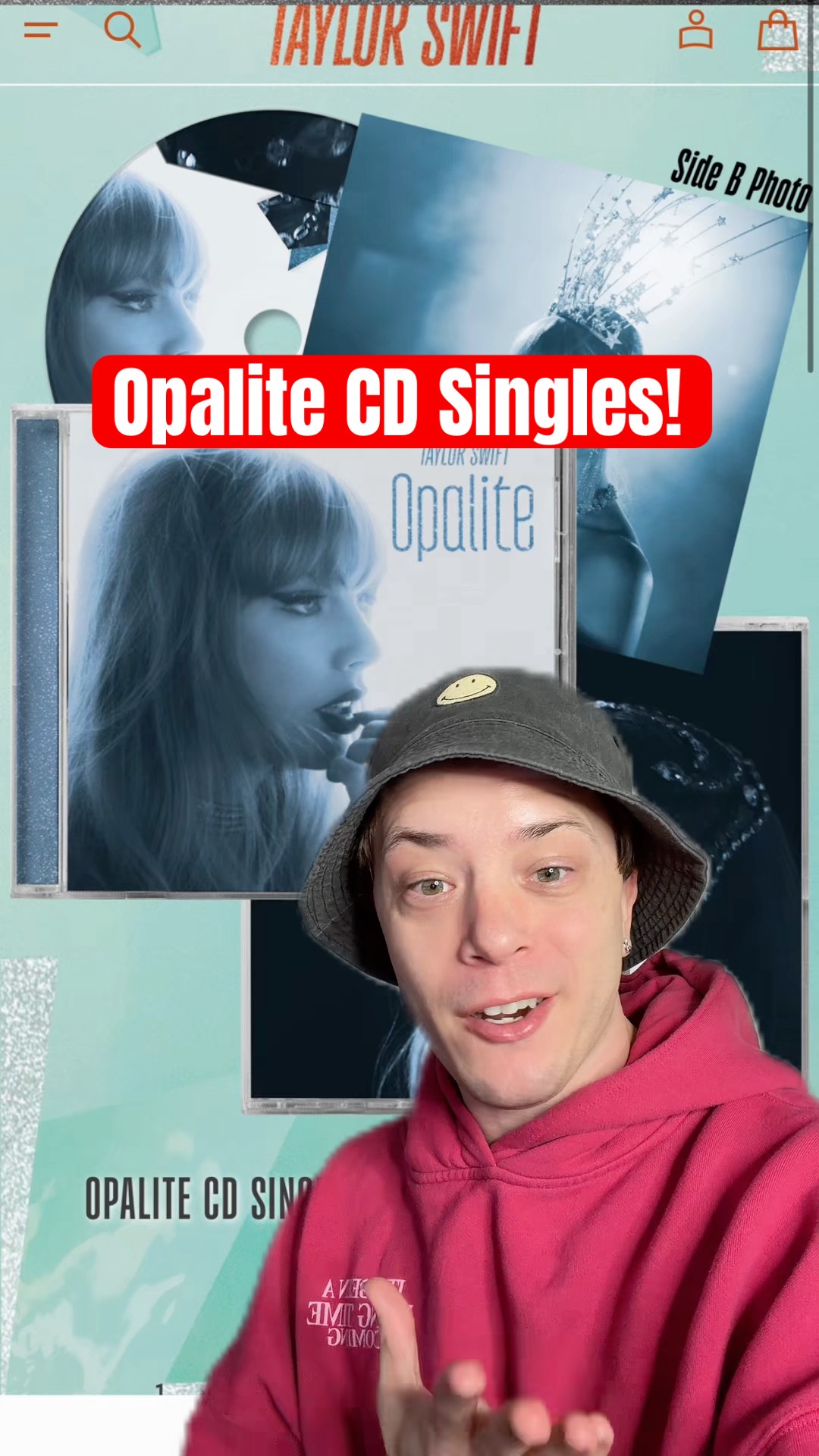 TAYLOR SWIFT OPALITE CD SINGLES! #taylorswift #opalite