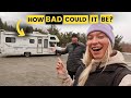 WE FOUND OUR NEW HOME ON WHEELS! (starting FULL TIME CHEAP RV LIFE in Canada 🇨🇦)