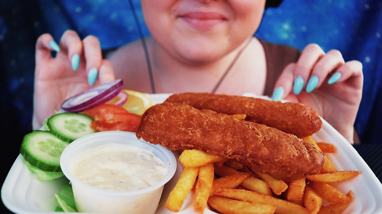 ASMR Fish n' Chips Mukbang