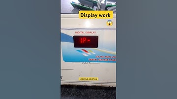 Understanding Voltage Displays in Automatic Stabilizers #shorts #diy #stabilizer
