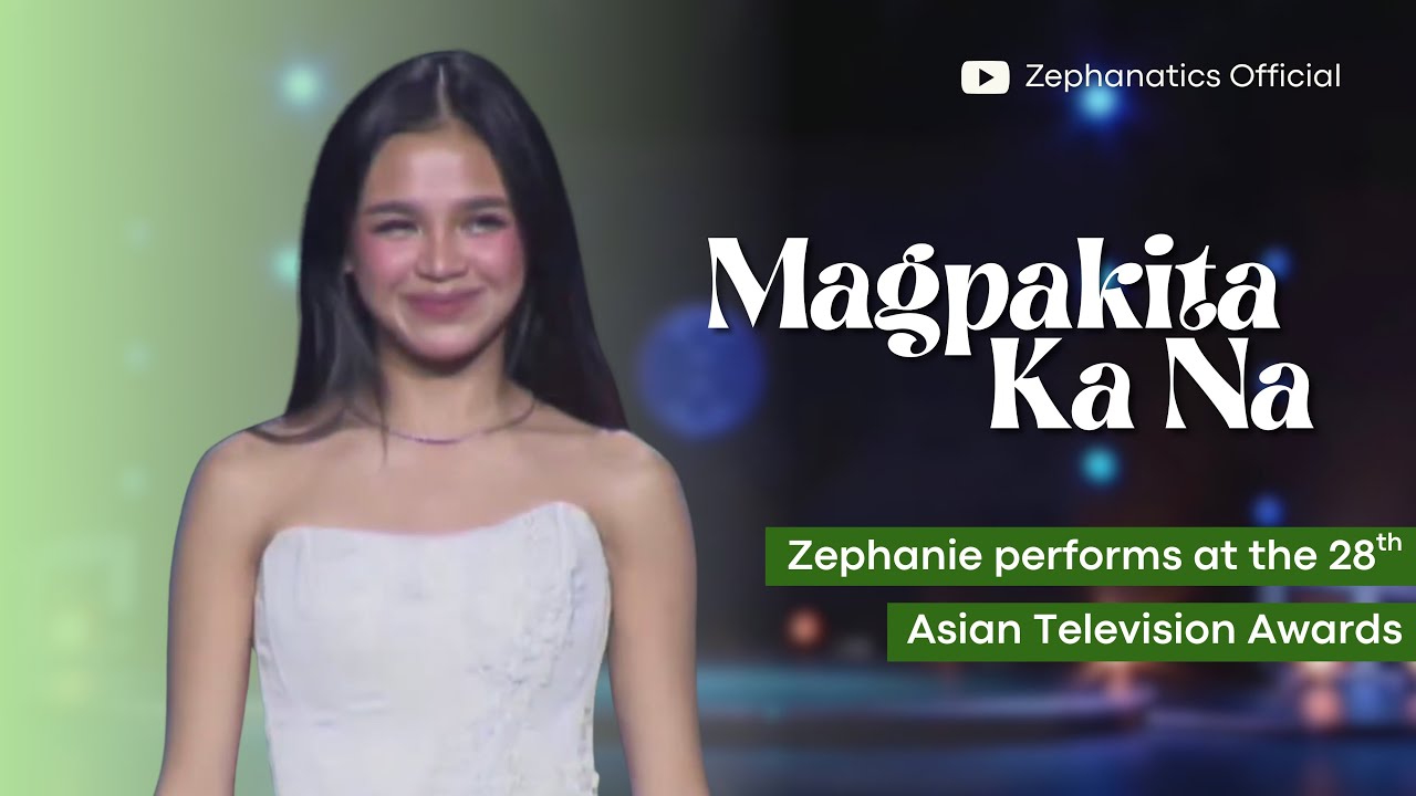 Zephanie sings "Magpakita Ka Na" at 28th Asian TV Awards Day2