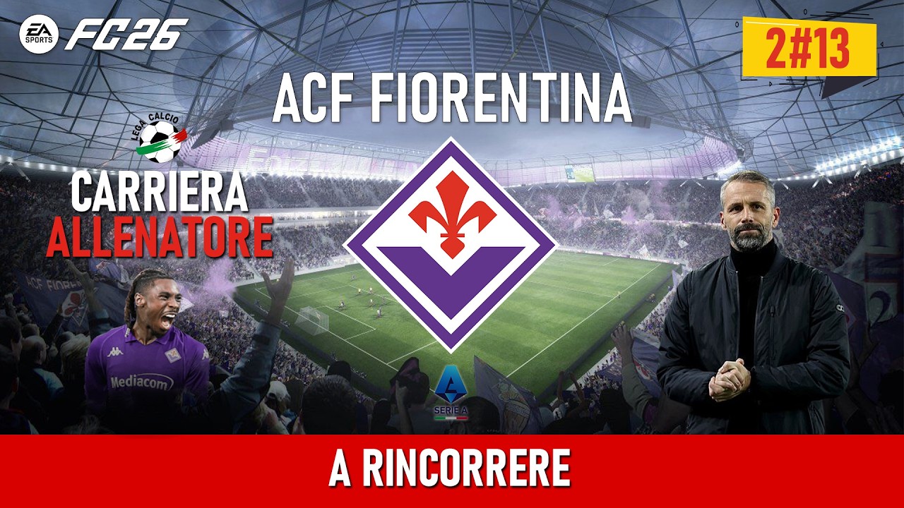 FC 26 – CARRIERA ALLENATORE FIORENTINA – A rincorrere – 2#13