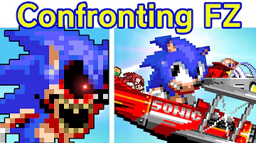 Friday Night Funkin' Sonic.EXE: Confronting Yourself [Final Zone] Sonic Good & Bad Ending (FNF Mod)