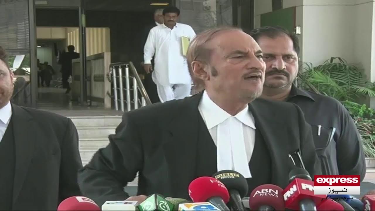 🔴LIVE : PTI Lawyer Babar Awan Media Talk Outside Supreme Court | Express News