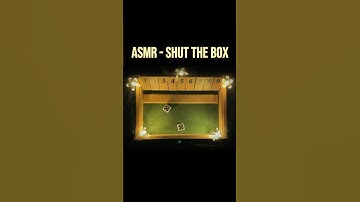 shut the box asmr ✨💤 for tingles & relaxation