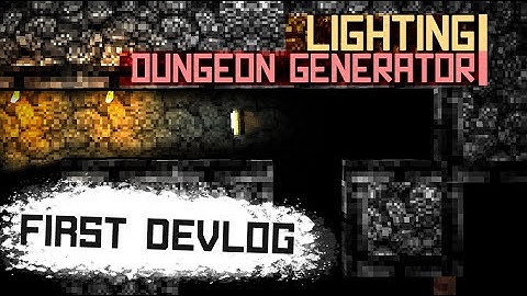 First devlog - Dungeon generator + lighting system + 3D | Creating my dream game!