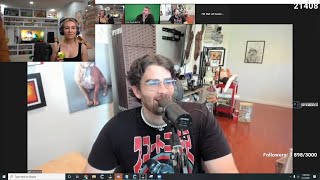 Hasan hits on Alinity while Mizkif and Ethan Klein from H3H3 hang out