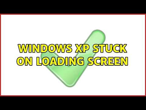 Windows XP stuck on loading screen (6 Solutions!!)