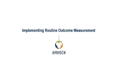 Implementing Outcome Measurement